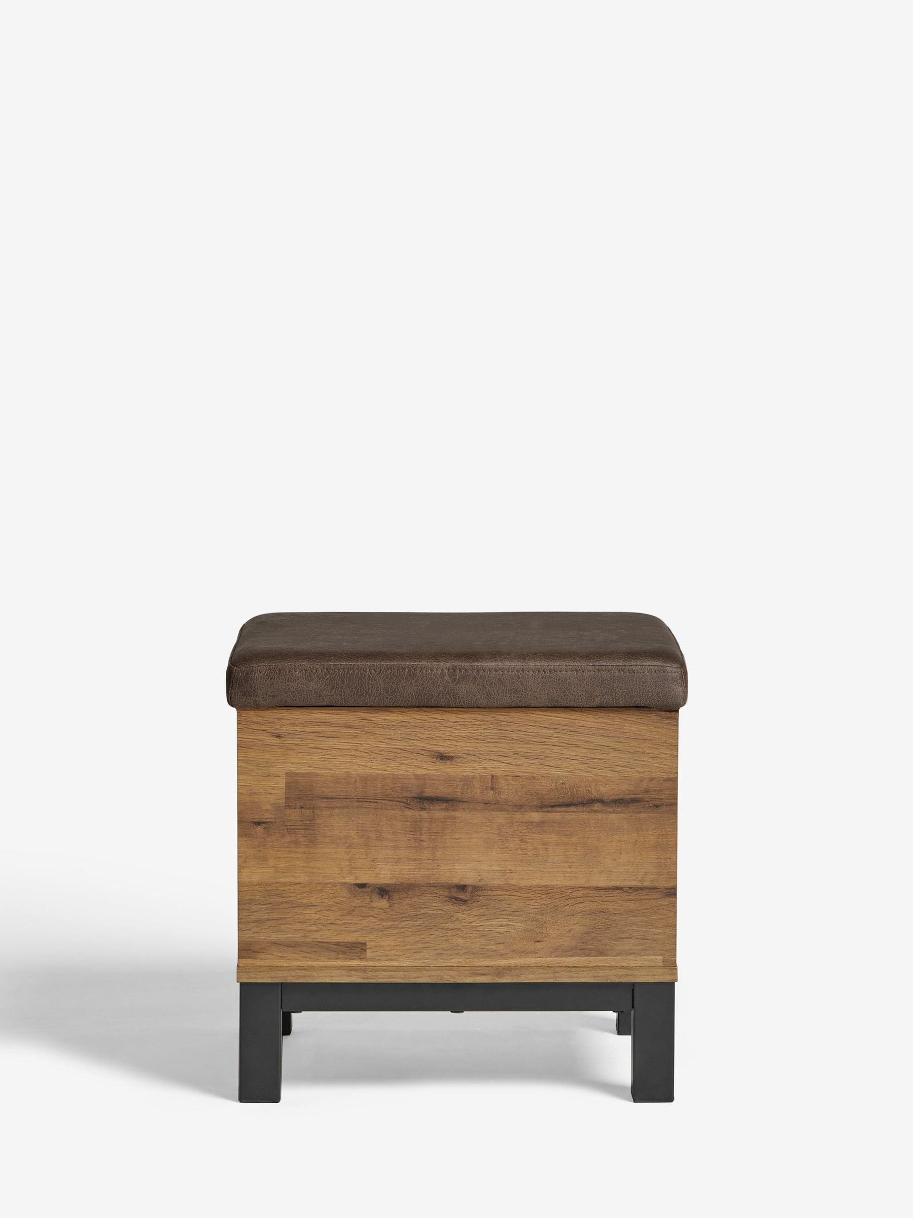 Buy Dark Natural Bronx Oak Effect Hall Storage Stool from the Next UK online shop