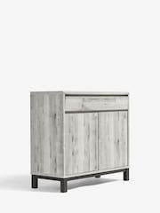 Grey Bronx Oak Effect Sideboard Desk - Image 7 of 11
