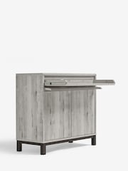 Grey Bronx Oak Effect Sideboard Desk - Image 8 of 11