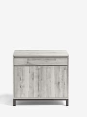Grey Bronx Oak Effect Sideboard Desk - Image 9 of 11