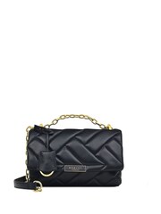 Radley London Medium Mill Bay Xl Quilt Flapover Cross-Body Black Bag - Image 1 of 3
