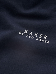 أزرق داكن - طقم من سترة هودي بسحاب كامل وبنطلون رياضي قطن 100% من Baker By Ted Baker - صورة 10 من 14