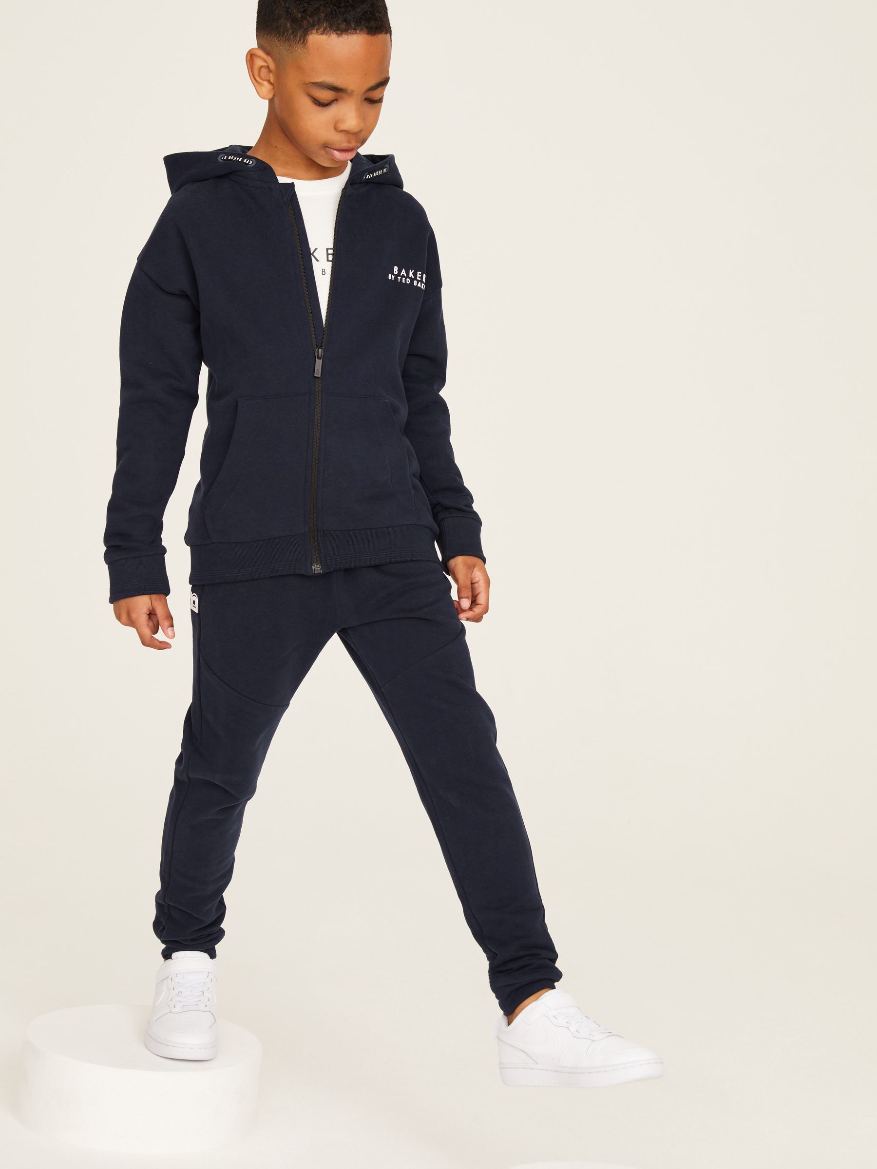 Buy Baker by Ted Baker Zip Through 100% Cotton Hoodie and