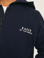 أزرق داكن - طقم من سترة هودي بسحاب كامل وبنطلون رياضي قطن 100% من Baker By Ted Baker - صورة 5 من 14
