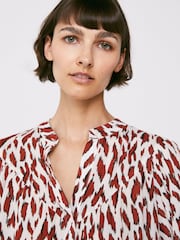 Cortefiel Red Animal Print Shirt - Image 3 of 3