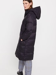 Cortefiel Blue Long Padded Coat - Image 3 of 4