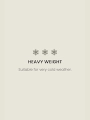 Black Fleece Lined Longline Puffer Coat (3-17yrs) - Image 3 of 6