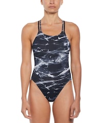 Nike Black Spiderback Swimsuit - Image 1 of 1