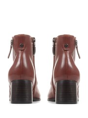 Jones Bootmaker Brown Sylvana Block Heel Ankle Boots - Image 3 of 5