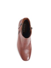 Jones Bootmaker Brown Sylvana Block Heel Ankle Boots - Image 4 of 5