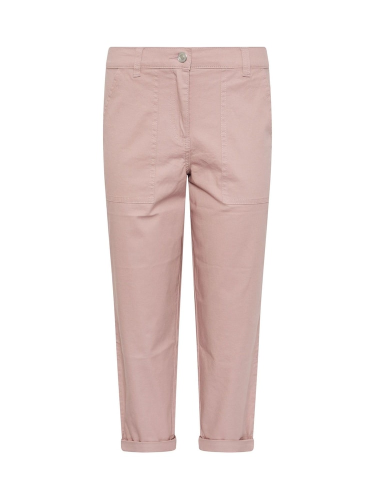 M&Co Pink Twill Carpenter Trousers - Image 5 of 5 M&Co Pink Twill Carpenter Trousers - Image 5 of 5