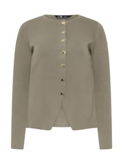 Long Tall Sally Grey Button Through Cardigan - Image 5 of 5