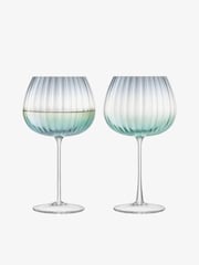 LSA International Set of 2 Green Dusk Balloon Goblet 650ml - Image 1 of 3