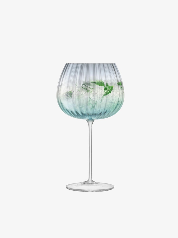 LSA International Set of 2 Green Dusk Balloon Goblet 650ml - Image 2 of 3