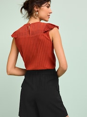 Black Tailored Utility Detail Shorts - Image 2 of 9