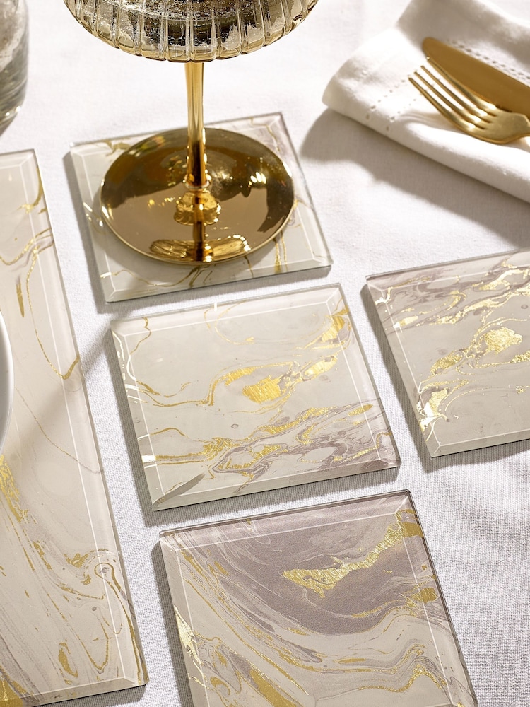 Natural Galaxy Glass Coasters Set of 4 - Image 1 of 3