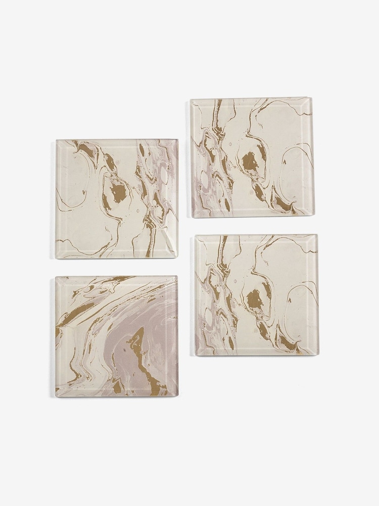 Natural Galaxy Glass Coasters Set of 4 - Image 3 of 3