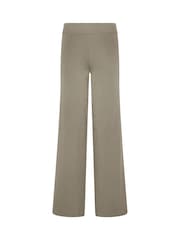 Long Tall Sally Grey Knitted Wide Leg Trousers - Image 5 of 5