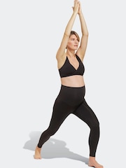 adidas Black Performance Training Maternity Yoga 7/8 Leggings - Image 3 of 7