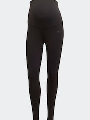 adidas Black Performance Training Maternity Yoga 7/8 Leggings - Image 6 of 7