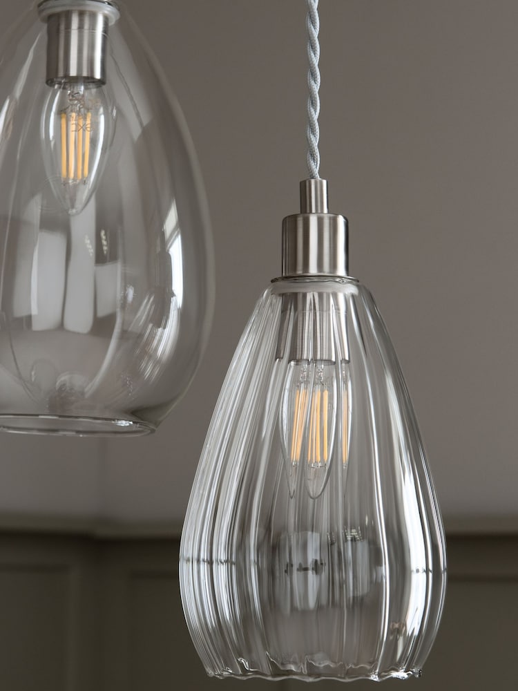 Clear Blockley Cluster Pendant and 6 Light Spare Part for T98589 and T98588 - Image 2 of 3
