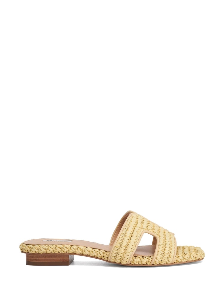 Dune London Natural Loupes Flat Sandals - Image 1 of 5 Dune London Natural Loupes Flat Sandals - Image 1 of 5