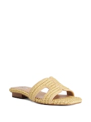 Dune London Natural Loupes Flat Sandals - Image 2 of 5