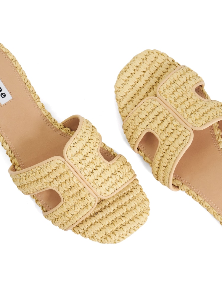 Dune London Natural Loupes Flat Sandals - Image 5 of 5 Dune London Natural Loupes Flat Sandals - Image 5 of 5
