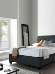 Kaydian Grey Accent End Lift Ottoman Storage Bed - Image 1 of 5