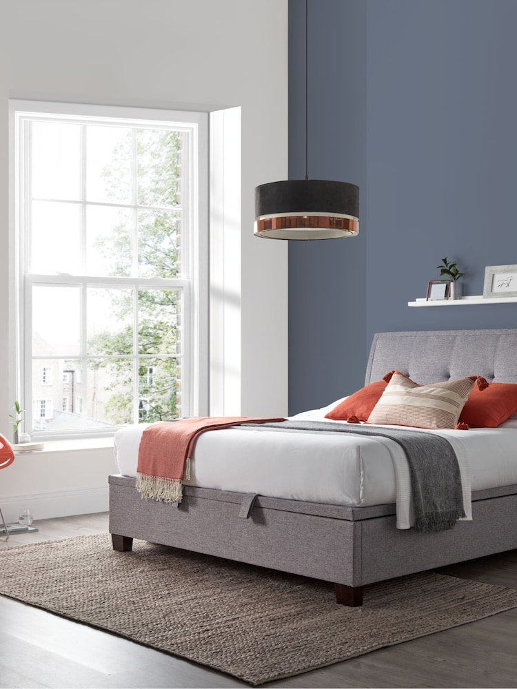 Kaydian Grey Accent Ottoman Bed - Image 1 of 5