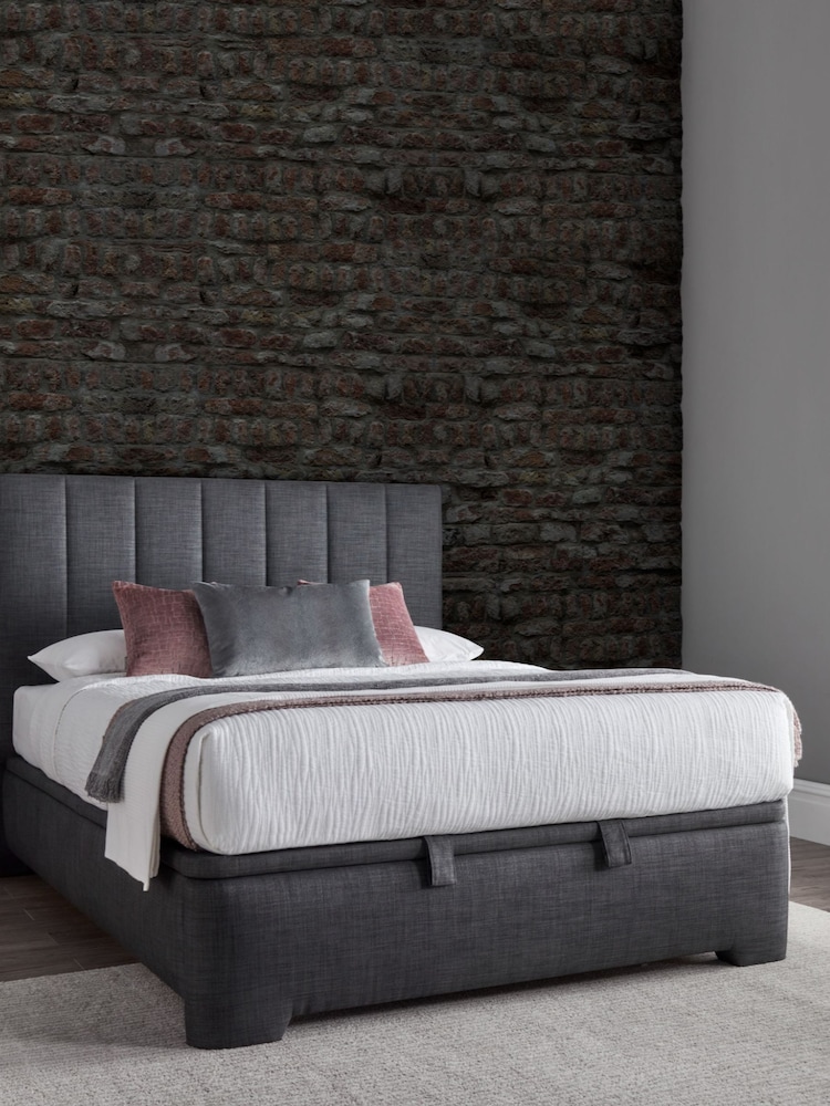 Kaydian Grey Medburn Ottoman Bed - Image 2 of 6