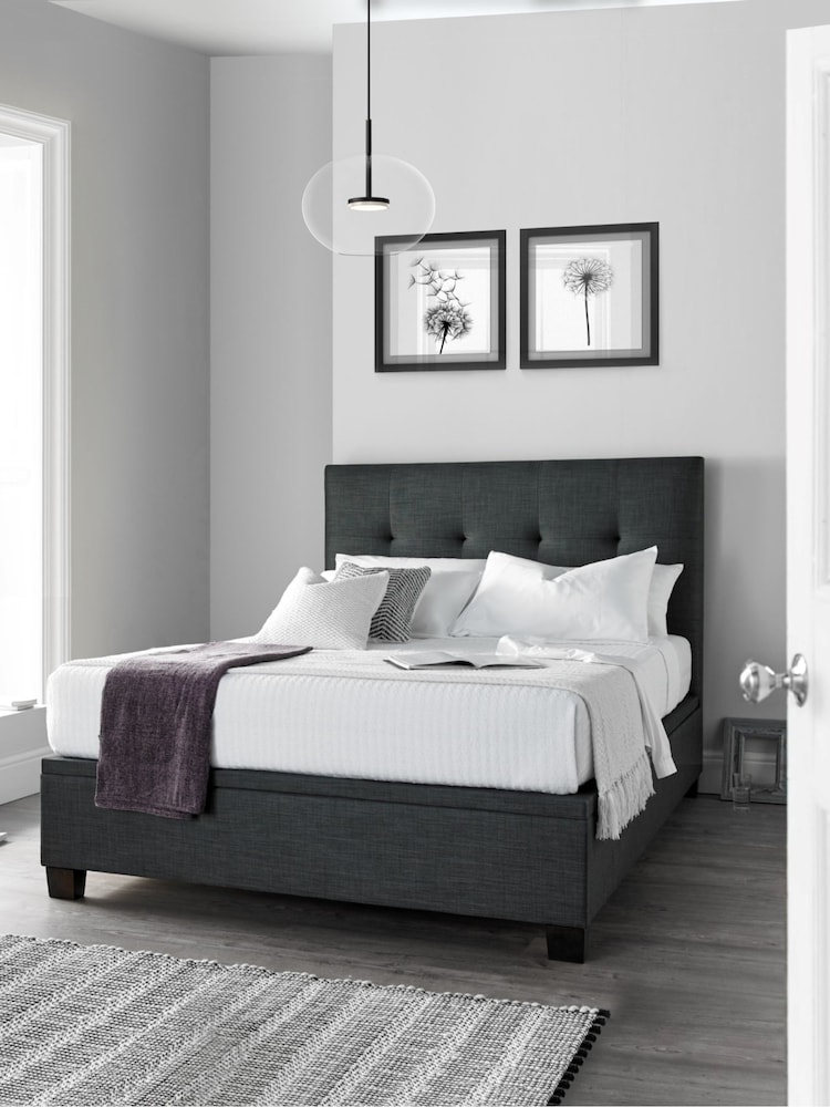 Kaydian Grey Walkworth Ottoman Bed - Image 1 of 6