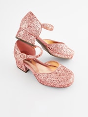 Roségold Glitzer - Schuhe mit hohem Absatz für besondere Anlässe - Bild 5 von 7