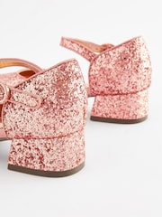 Roségold Glitzer - Schuhe mit hohem Absatz für besondere Anlässe - Bild 6 von 7
