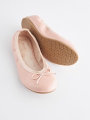Pink Stretch Bow Ballerina Shoes - Image 3 of 6