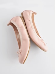 Pink Stretch Bow Ballerina Shoes - Image 4 of 6