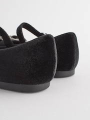 Black Sparkle Bow Occasion Mary Jane Shoes - Image 5 of 5