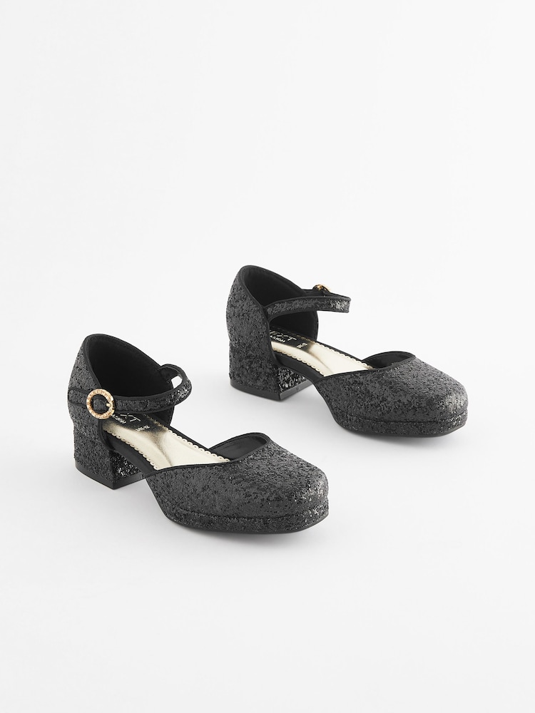 Schwarz glitzernd - Schuhe mit hohem Absatz für besondere Anlässe - Bild 2 von 8 Schwarz glitzernd - Schuhe mit hohem Absatz für besondere Anlässe - Bild 2 von 8