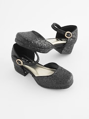 Schwarz glitzernd - Schuhe mit hohem Absatz für besondere Anlässe - Bild 3 von 8