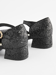 Schwarz glitzernd - Schuhe mit hohem Absatz für besondere Anlässe - Bild 5 von 8