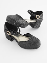 Schwarz glitzernd - Schuhe mit hohem Absatz für besondere Anlässe - Bild 6 von 8