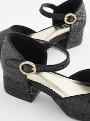 Schwarz glitzernd - Schuhe mit hohem Absatz für besondere Anlässe - Bild 7 von 8