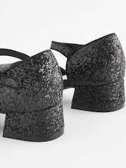 Schwarz glitzernd - Schuhe mit hohem Absatz für besondere Anlässe - Bild 8 von 8