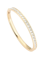 Ted Baker Gold Tone CLEMARA: Crystal Hinge Adjustable Bangle - Image 1 of 8
