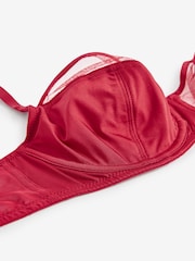 Black/Red Non Pad Full Cup Microfibre & Mesh Bras 2 Packs - Image 13 of 13