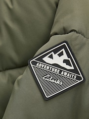 Clarks Khaki Green Boys Padded Coat - Image 14 of 15
