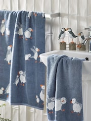 Blue Puffin 100% Cotton Towels - Image 2 of 5