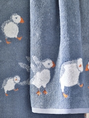 Blue Puffin 100% Cotton Towels - Image 3 of 5
