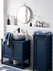 Blue Puffin 100% Cotton Bath Mat - Image 4 of 5