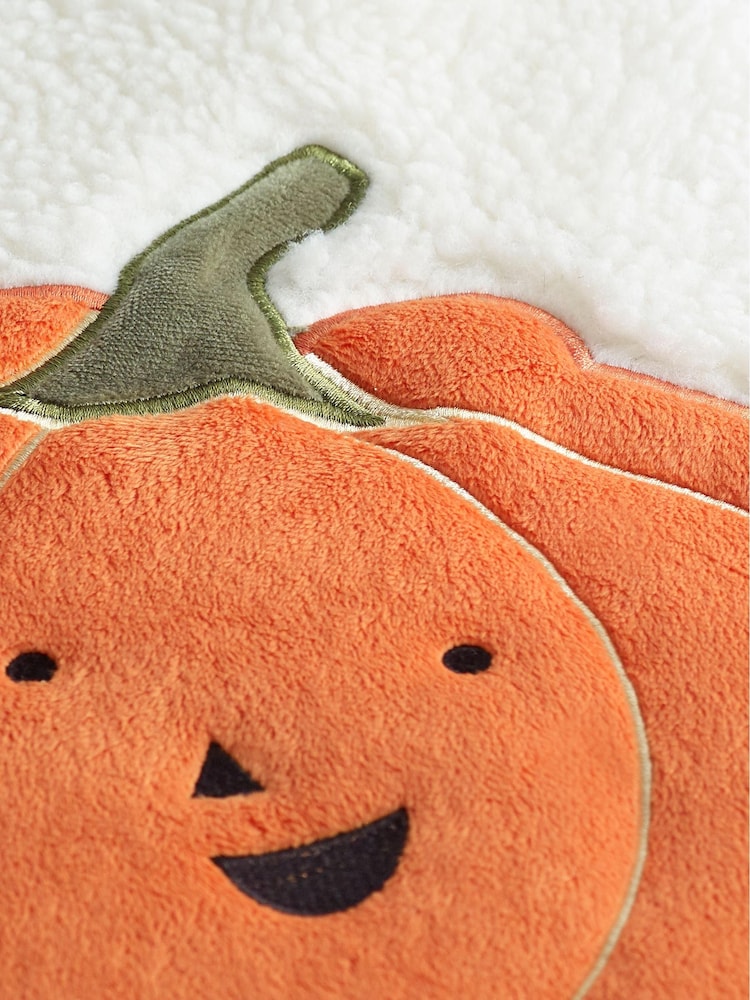 Orange Pumpkin Light Up Toilet Seat Cover - Image 2 of 5